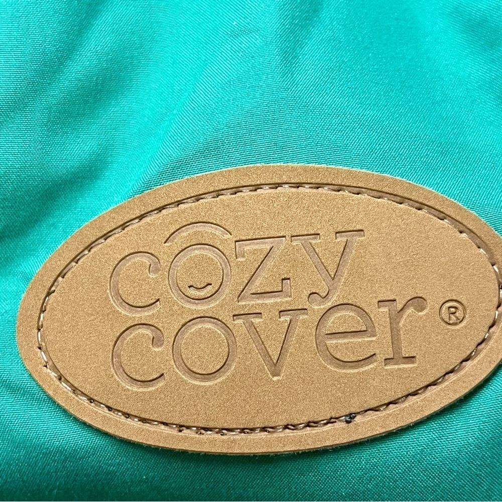 Cozy Cover Teal Infant Car Seat Cover w/ Fleece Lining Winter Baby Cover - Picture 2 of 5